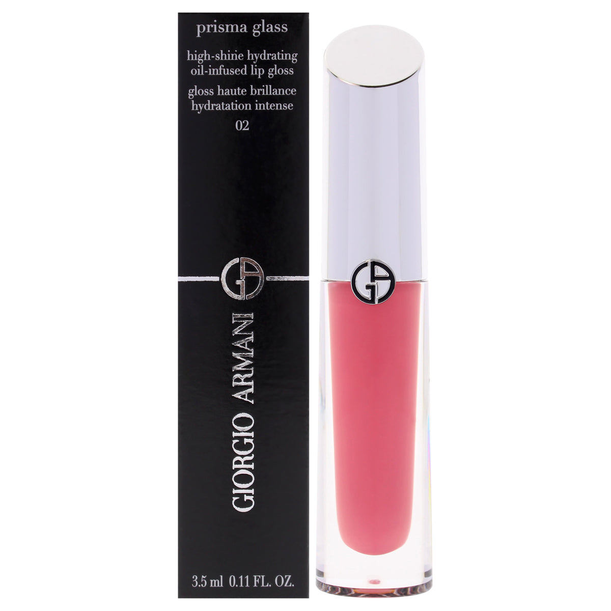 Giorgio Armani Prisma Glass Lip Gloss - 02 Candy Halo Women's Lip Glosses 0.11 OZ | 3 ML
