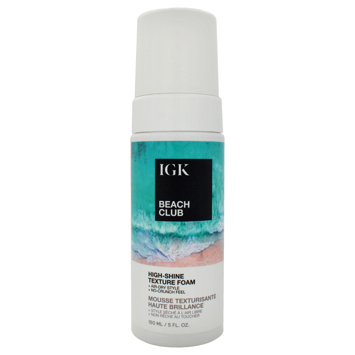 IGK Beach Club High Shine Texture Foam Unisex Foams 5 FL OZ | 148 ML