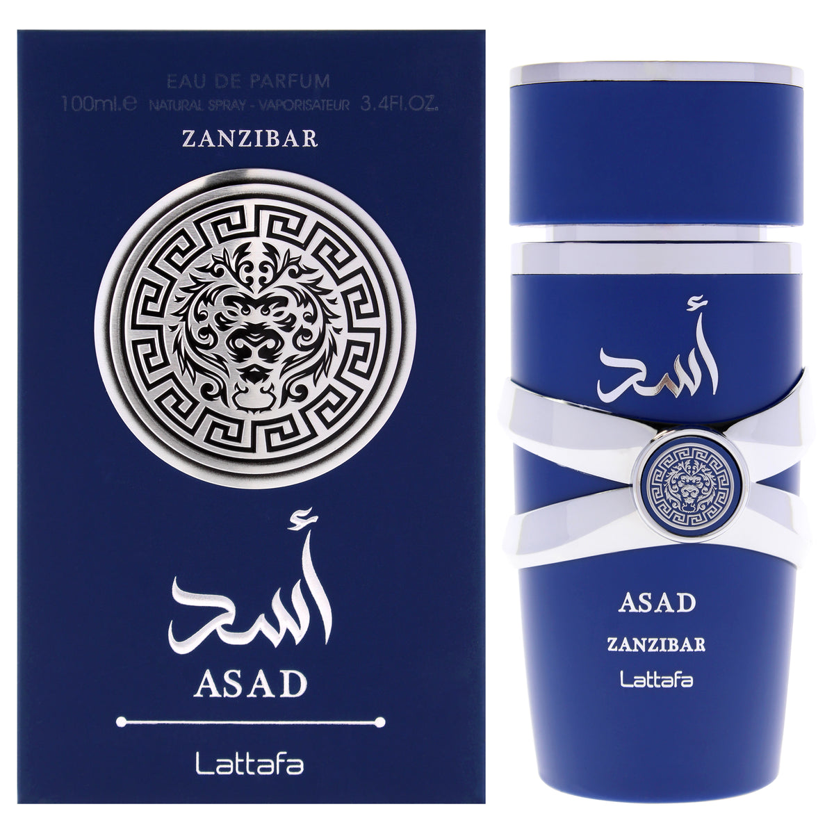 Lattafa Asad - Zanzibar Men's Eau de Parfum 3.4 FL OZ | 100 ML