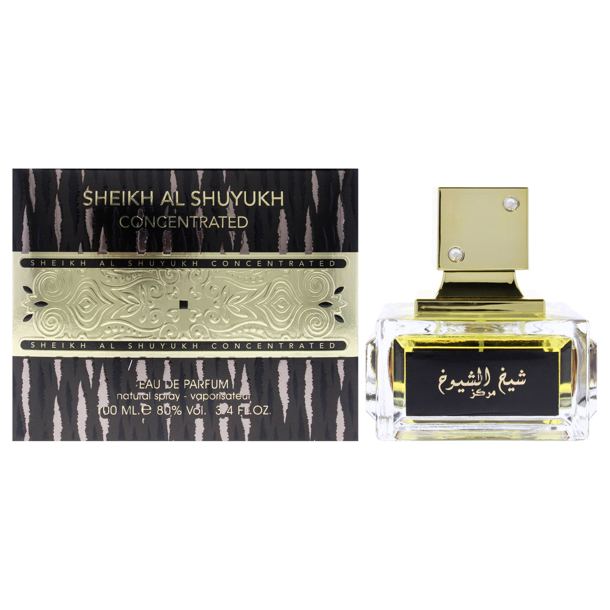 Lattafa Sheikh Al Shuyukh Concentrated Unisex Eau de Parfum 3.4 FL OZ | 100 ML