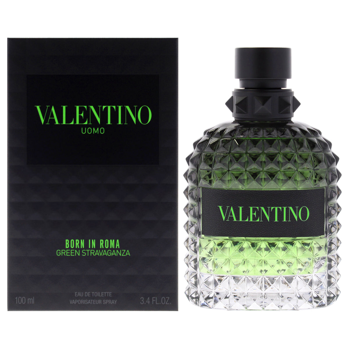 Valentino Uomo Born In Roma Green Stravaganza Men's Eau De Toilette 3.4 FL OZ | 100 ML