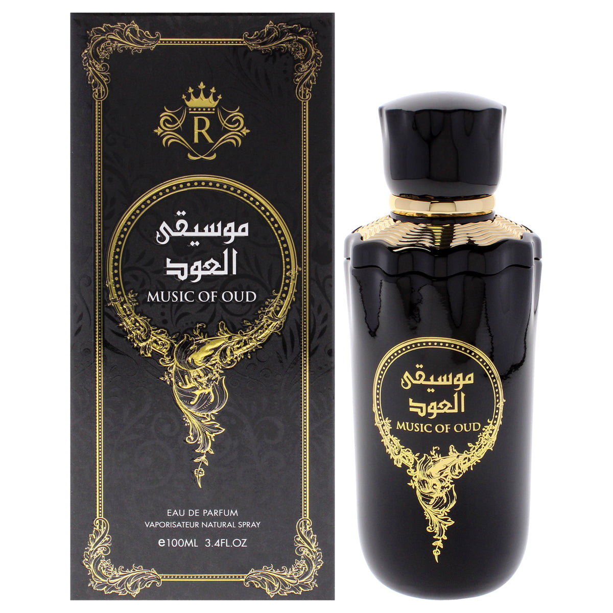 Risala Music Of Oud Men's Eau de Parfum 3.4 FL OZ | 100 ML