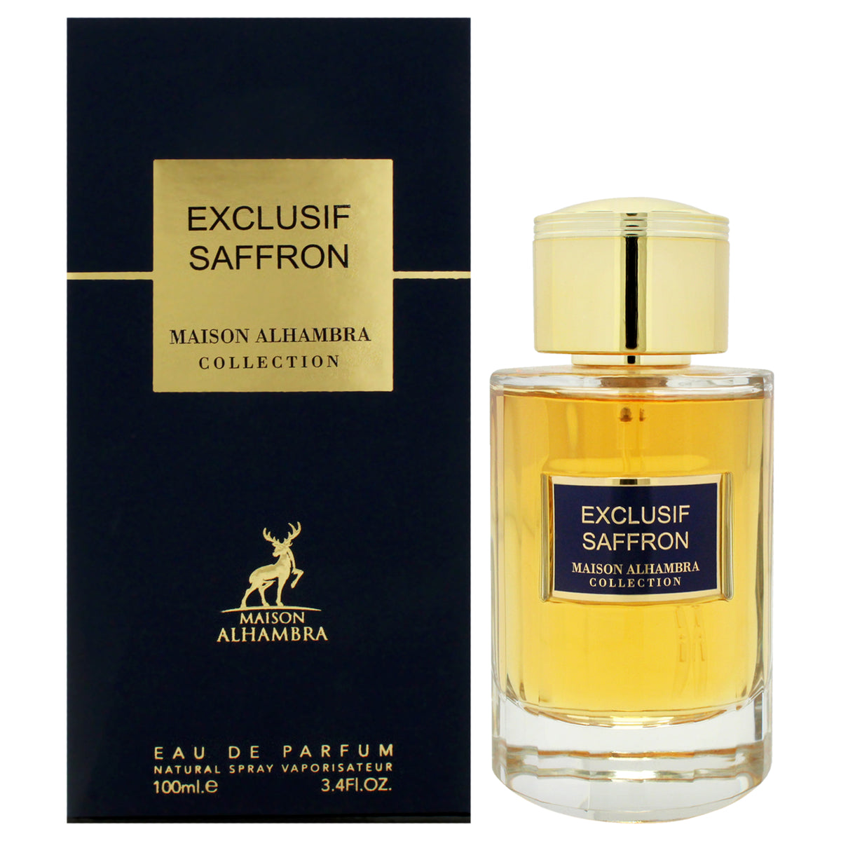 Maison Alhambra Exculsif - Saffron Unisex Eau de Parfum 3.4 FL OZ | 100 ML