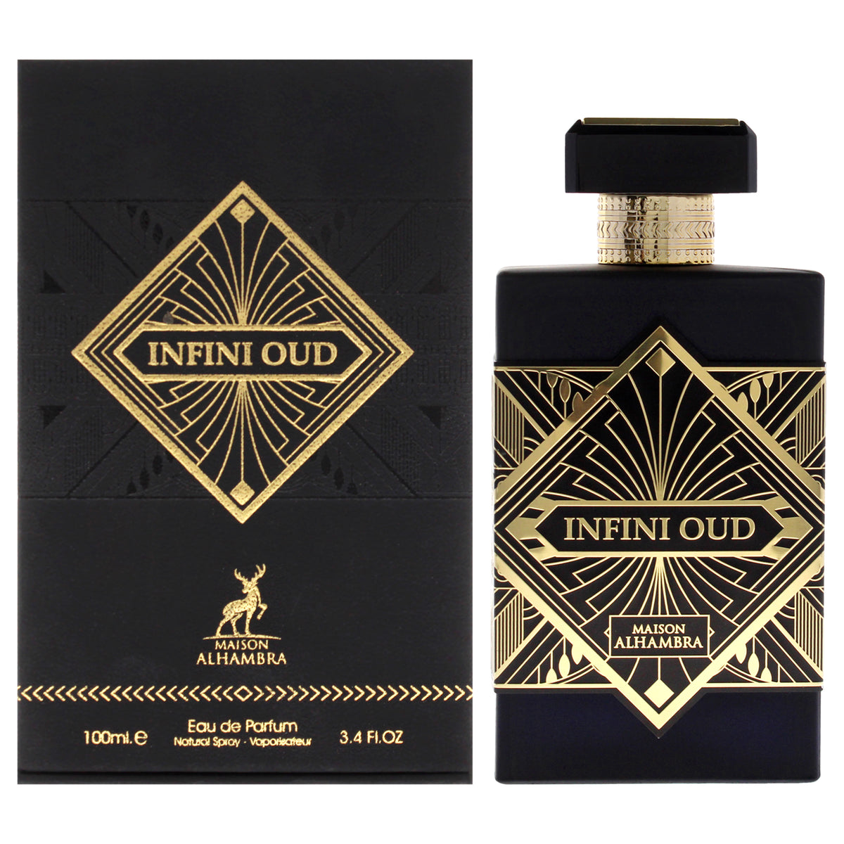Maison Alhambra Infini - Oud Unisex Eau de Parfum 3.4 FL OZ | 100 ML