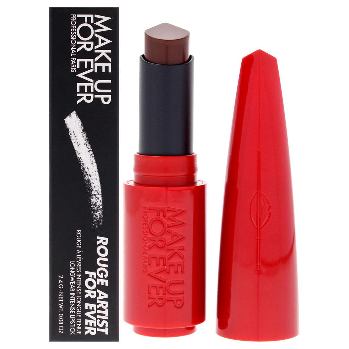 Make Up For Ever Rouge Artist For Ever Satin Lipstick - 608 Limitless Brown Women's Lipstick 0.08 OZ | 2.4 G