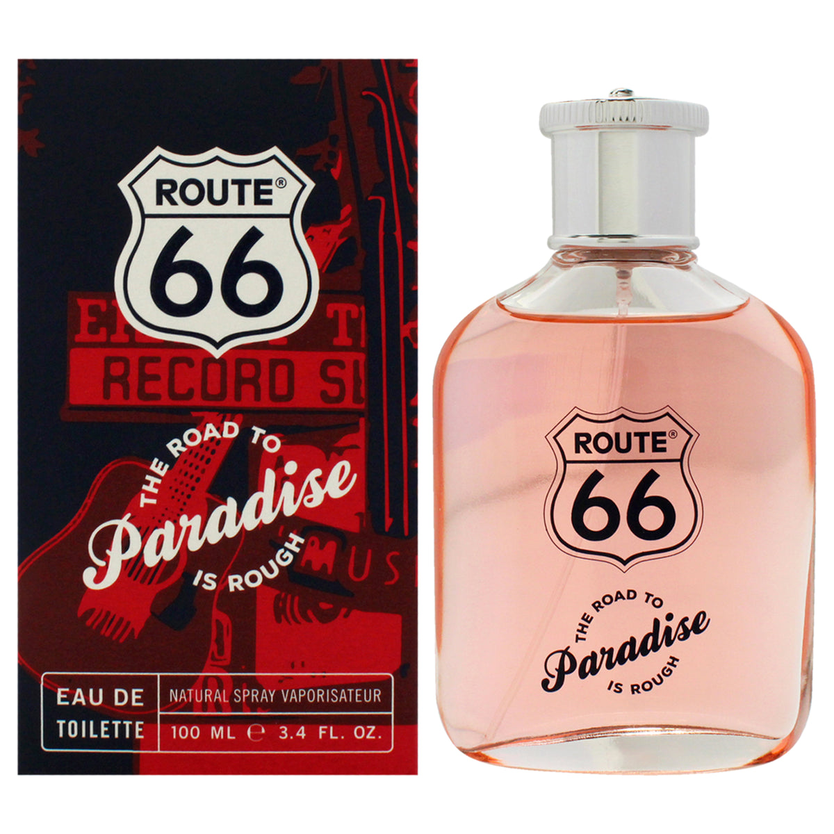 Route 66 The Road To Paradise Is Rough Men's Eau de Toilette 3.4 FL OZ | 100 ML
