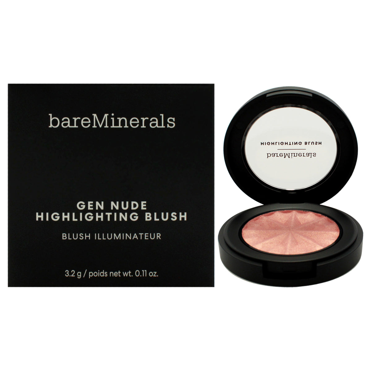 bareMinerals Gen Nude Highlighting Blush Pink Glow Women's Makeup Sets 0.11 OZ | 3 G