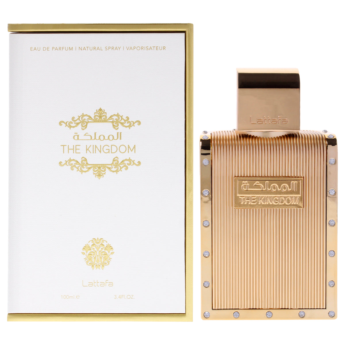 Lattafa The Kingdom Men's Eau de Parfum 3.4 FL OZ | 100 ML