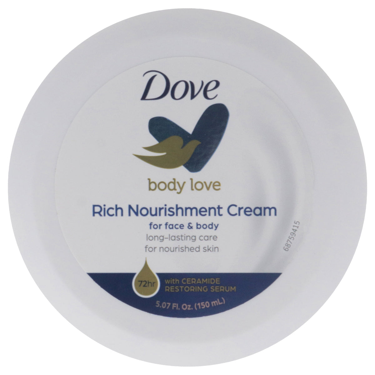 Dove Rich Nourishment Cream Unisex Face Creams & Moisturizers 5.07 FL OZ | 150 ML