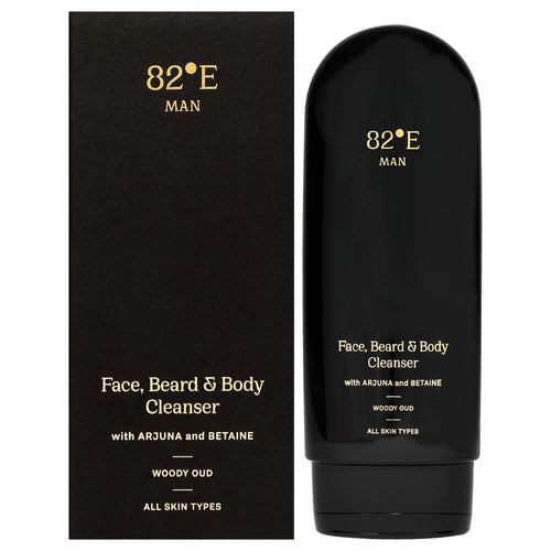 82East By Deepika Padukone Face Beard and Body Cleanser - Woody Oud Men's Face Cleansers 6.7 FL OZ | 200 ML