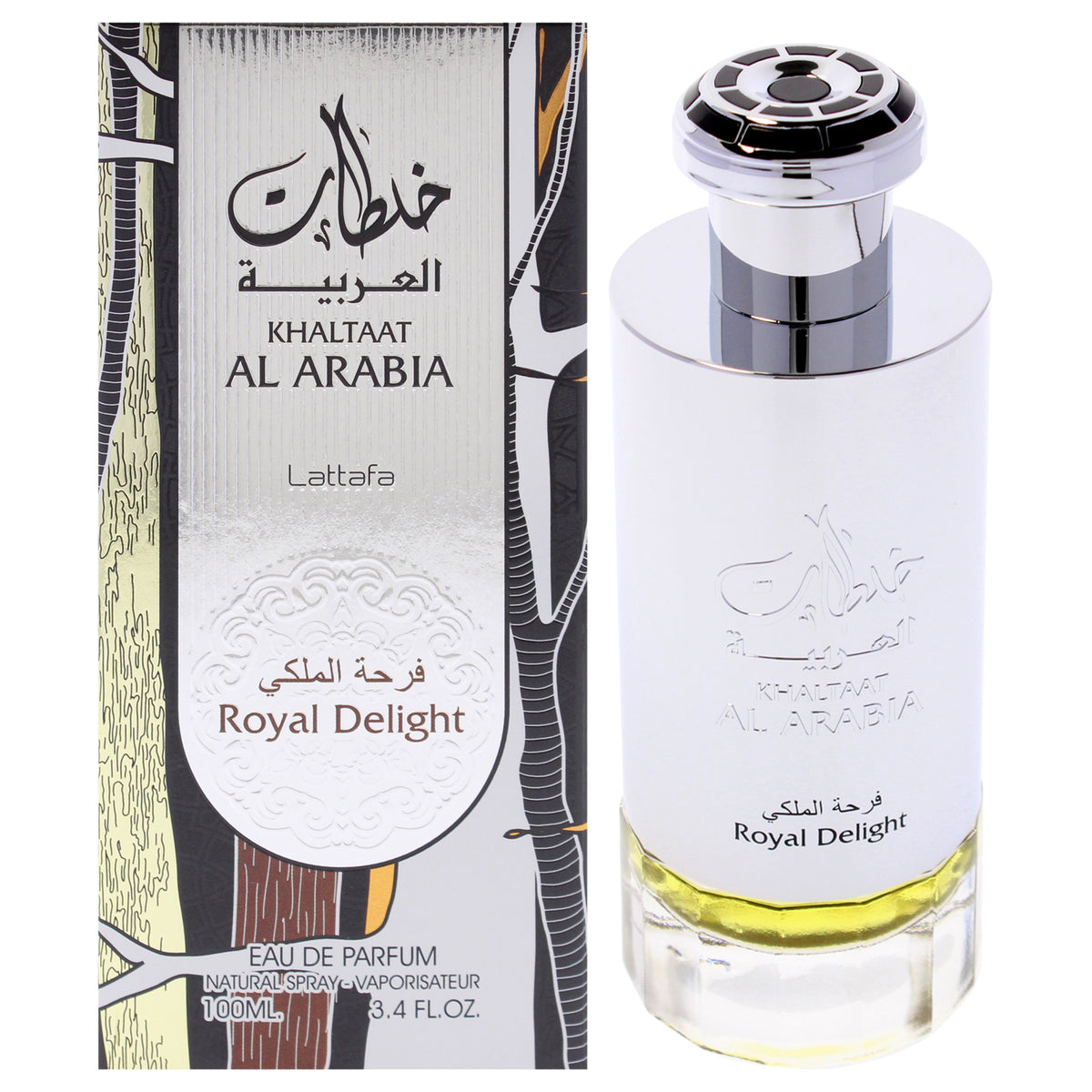 Lattafa Khaltaat Al Arabia - Royal Delight Men's Eau De Parfum 3.4 FL OZ | 100 ML