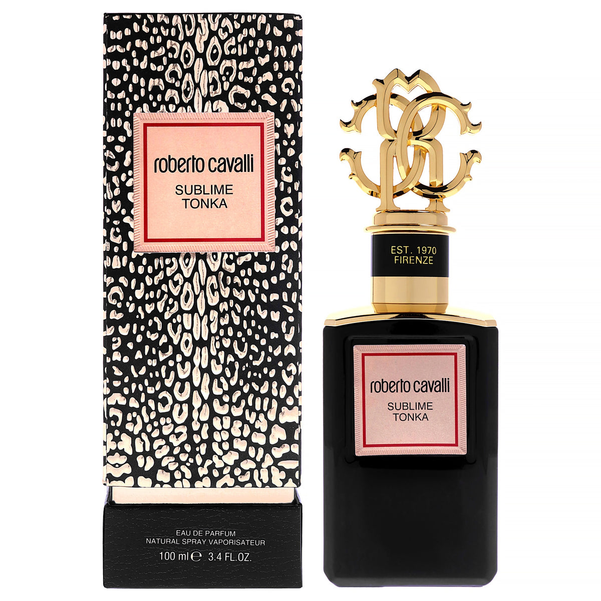 Roberto Cavalli Gold Collection - Sublime Tonka Men's Eau de Parfum 3.4 FL OZ | 100 ML