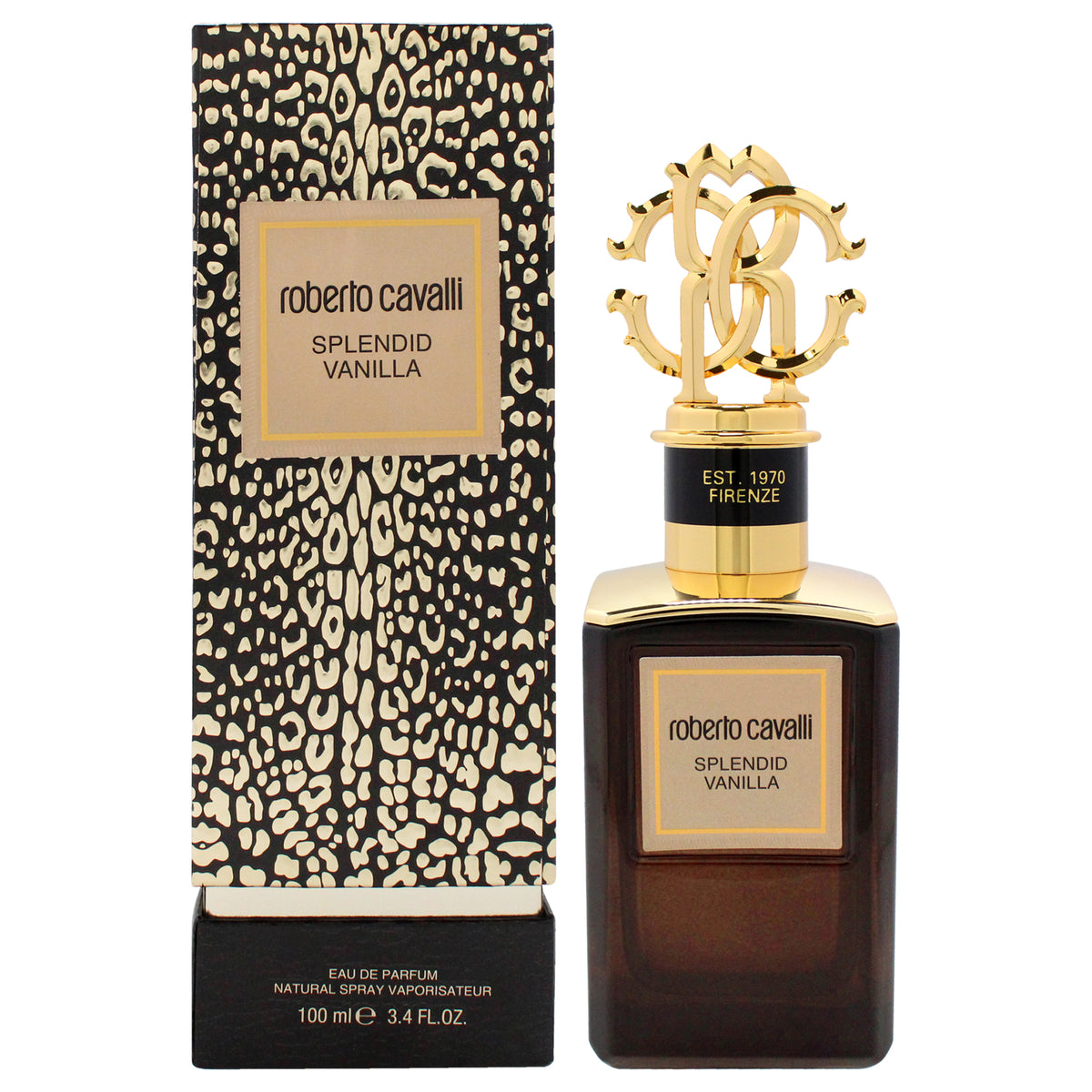 Roberto Cavalli Gold Collection - Splendid Vanilla Unisex Eau de Parfum 3.4 FL OZ | 100 ML