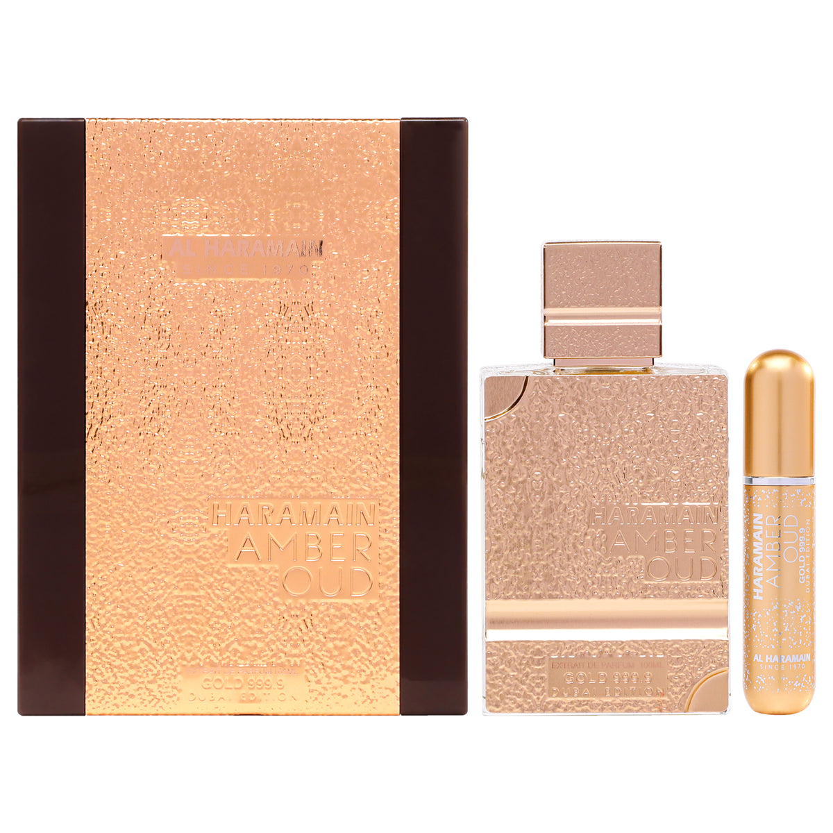 Al Haramain Amber Oud Gold 999.9 Dubai Edition Women's Extrait De Parfum 3.33 FL OZ | 100 ML