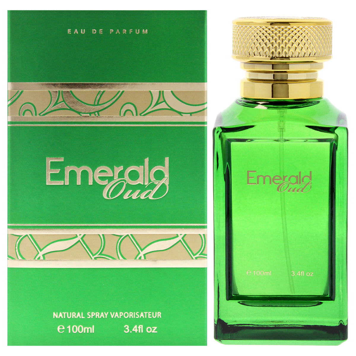 Fine Perfumery Emerald Oud Unisex Eau de Parfum 3.4 FL OZ | 100 ML