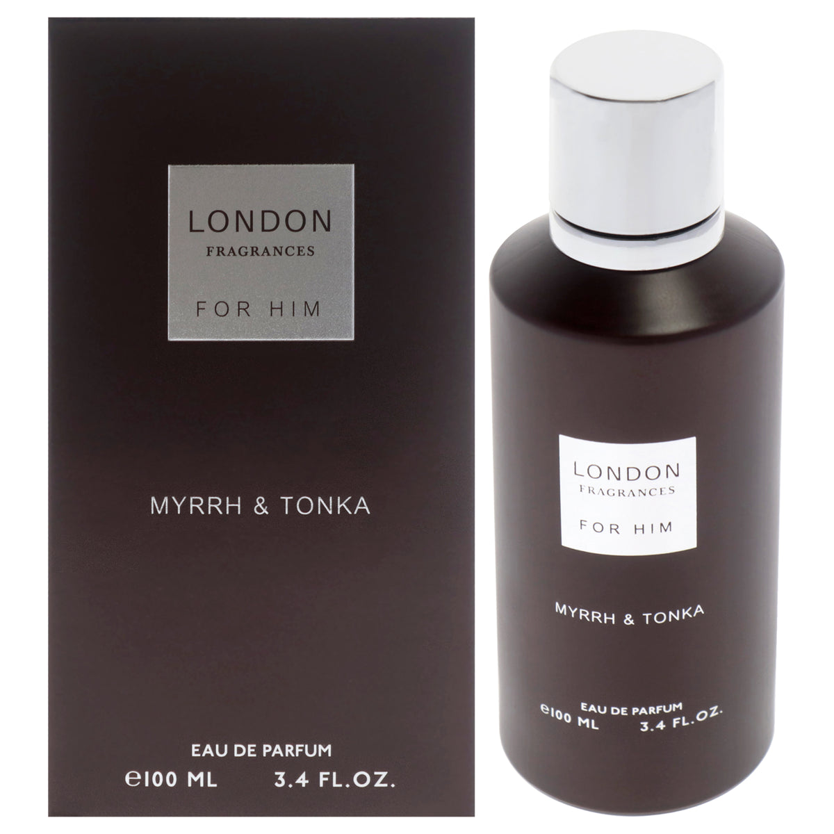 Fine Perfumery London Fragrances - Myrrh and Tonka Men's Eau de Parfum 3.4 FL OZ | 100 ML