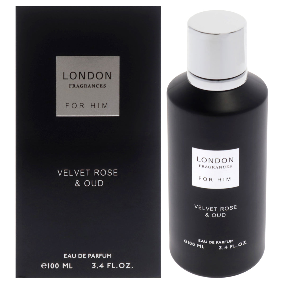 Fine Perfumery London Fragrances - Velvet Rose and Oud Men's Eau de Parfum 3.4 FL OZ | 100 ML