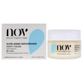 NOV Natural Organic Vegan Slow Aging Replenishing Night Cream Women's Night Creams 1.69 FL OZ | 50 ML