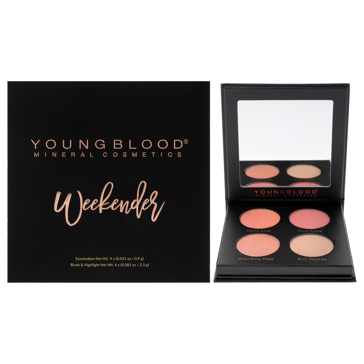 Youngblood Palette - Weekender Women's Makeup Sets 0.6 OZ | 17 G