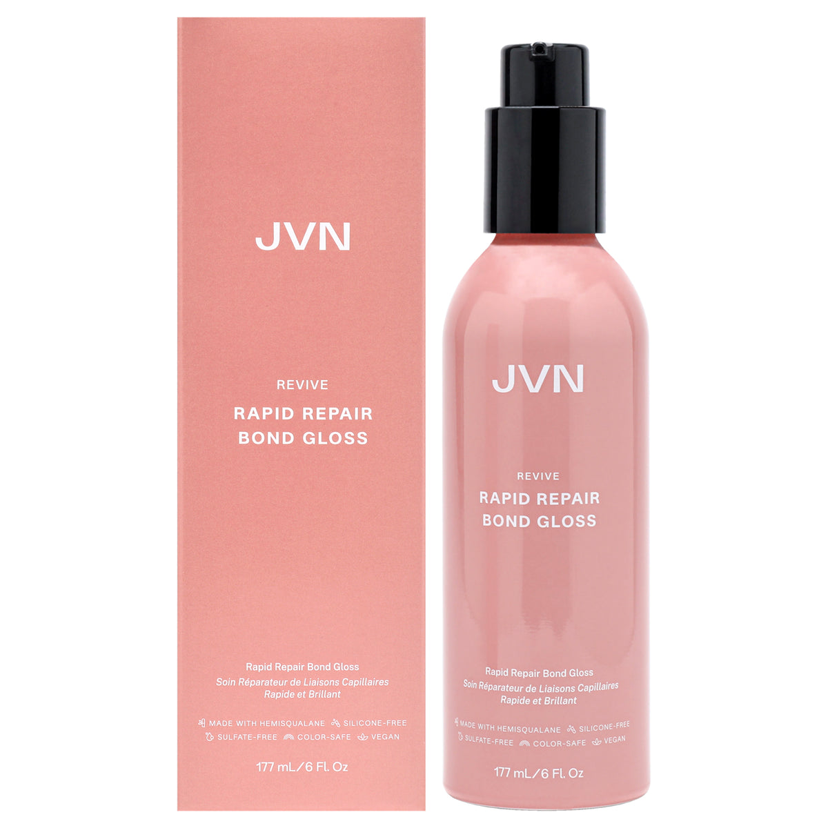 JVN Revive Rapid Repair Bond Gloss Unisex Hair Masks 6 FL OZ | 177 ML
