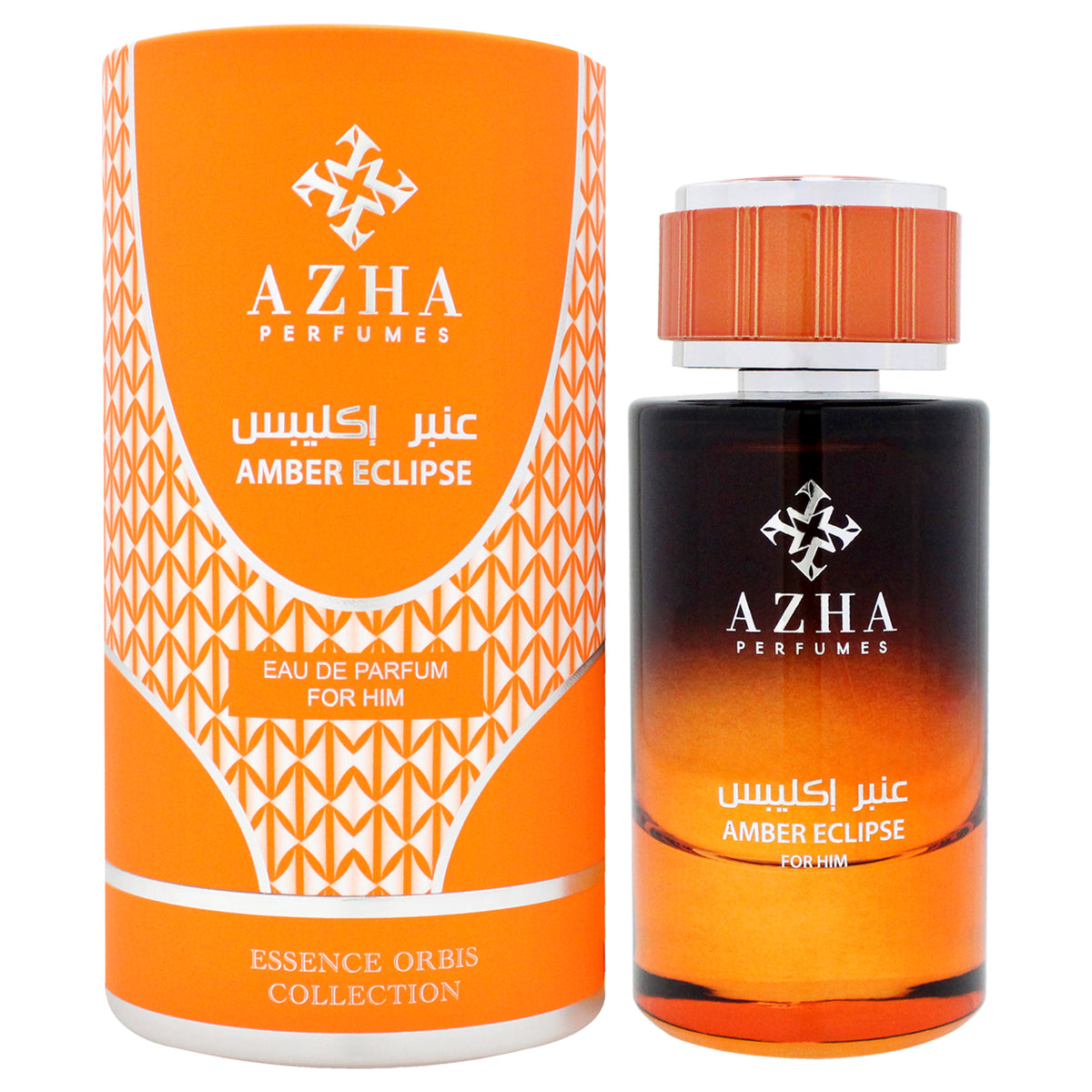 Azha Essence Orbis Collection - Amber Eclipse Men's Eau de Parfum 3.3 FL OZ | 100 ML