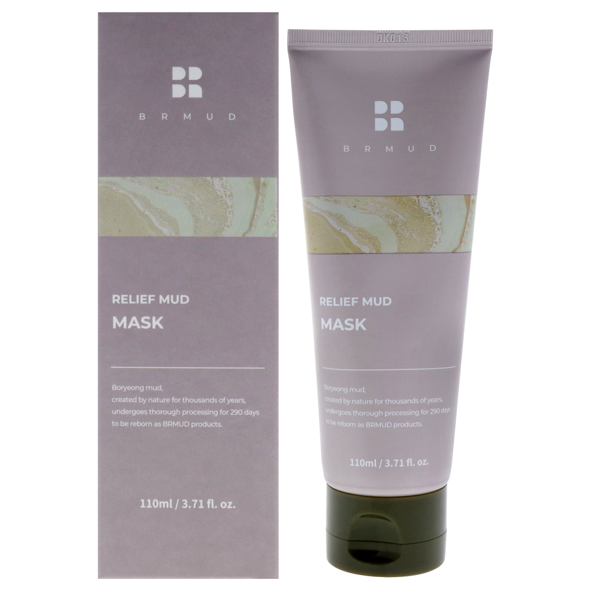 Brmud Relief Mud Mask Unisex Face Masks 3.71 FL OZ | 110 ML