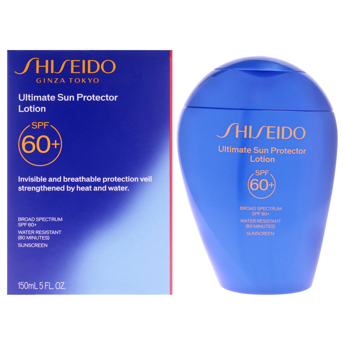 Shiseido Ultimate Sun Protector Lotion SPF 60 Plus Unisex Body SPF 5 FL OZ | 148 ML
