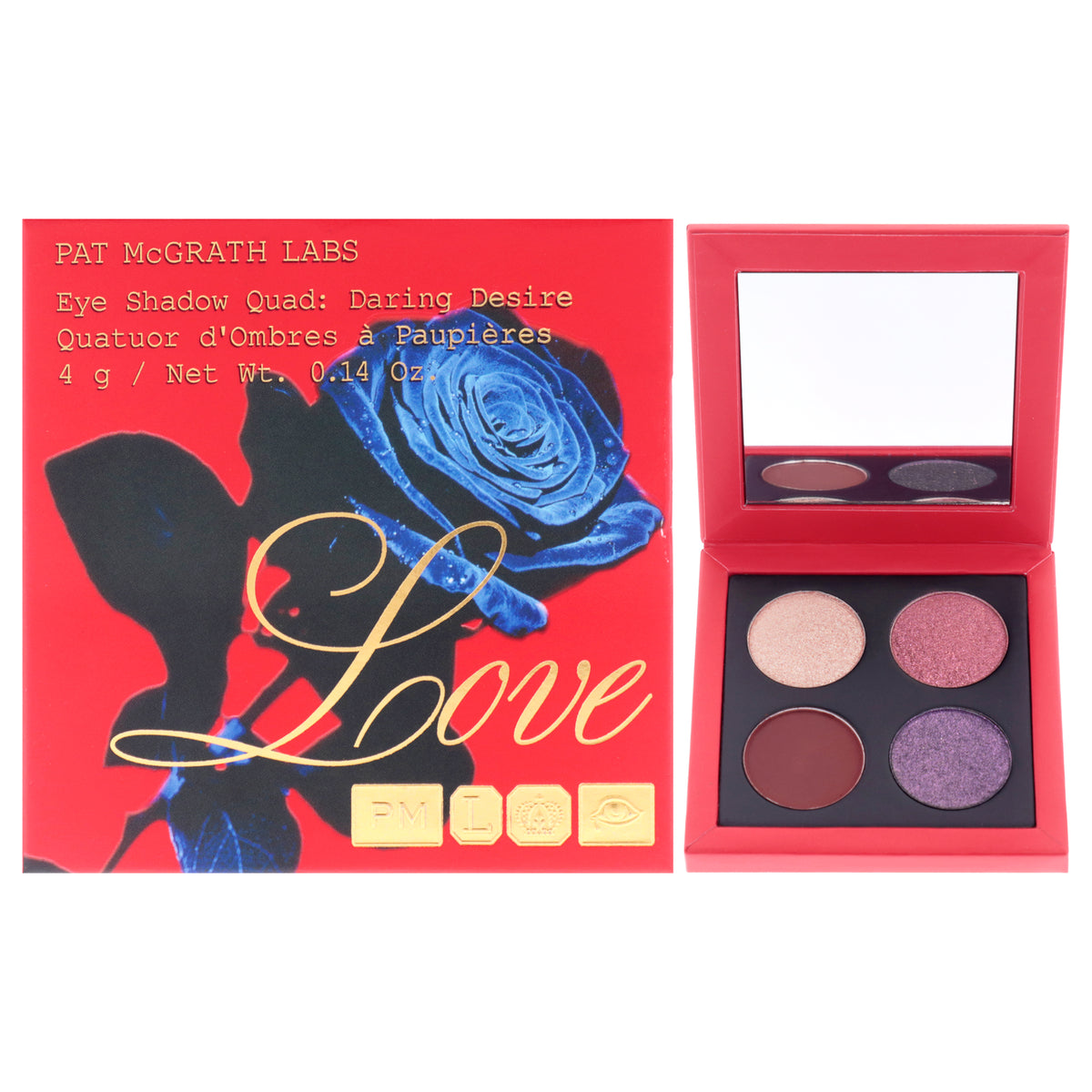 Pat McGrath Labs Eye Shadow Quad - Daring Desire Women's Eye Shadow 0.14 OZ | 4 G