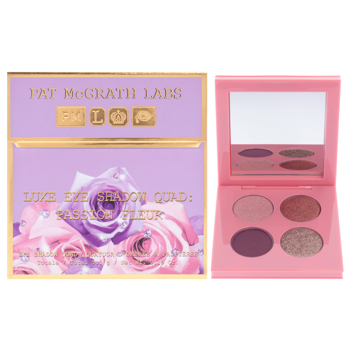 Pat Mcgrath Labs Luxe Eye Shadow Quad - Passion Fleur Women's Eye Shadow 0.19 OZ | 5 G