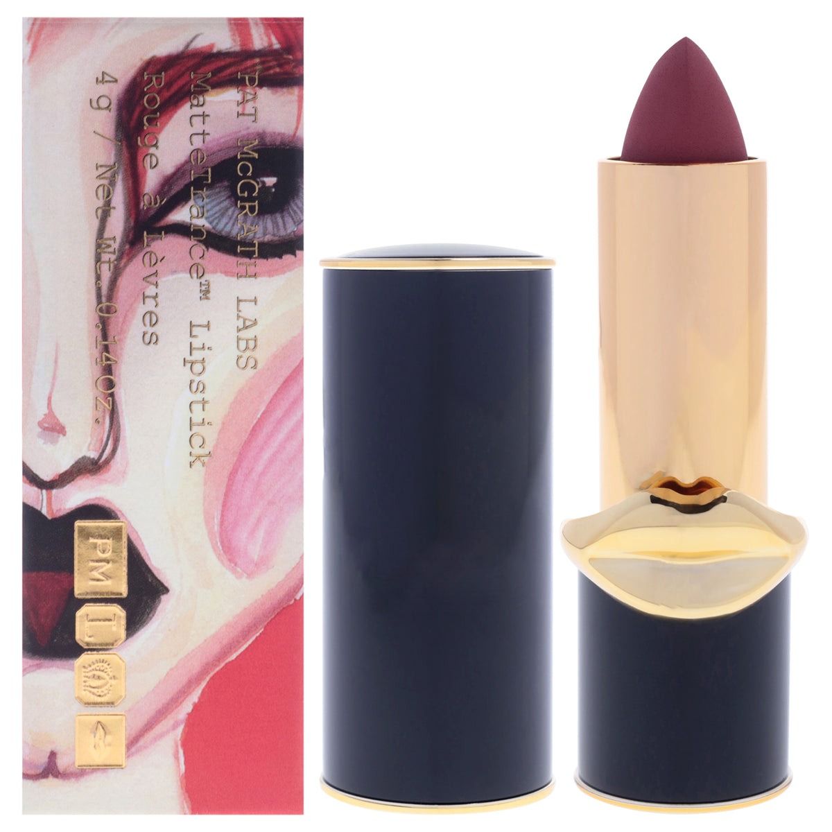 Pat Mcgrath Labs MatteTrance Lipstick - 040-5 Flesh Women's Lipstick 0.14 OZ | 4 ML
