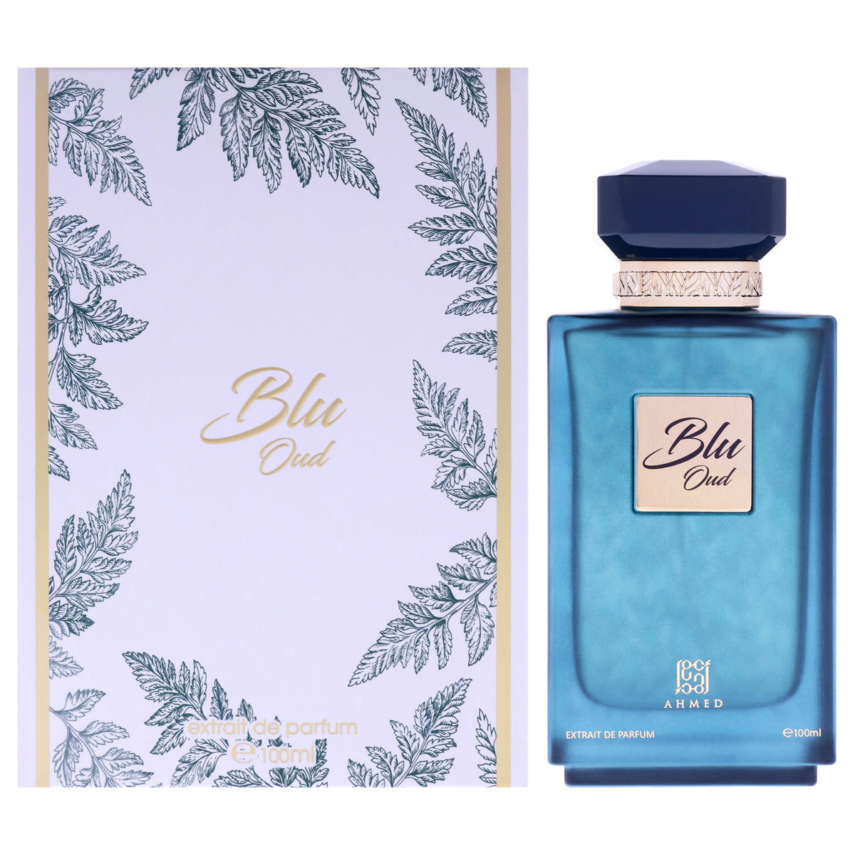 Ahmed Al Maghribi Blu Oud Men's Extrait De Parfum 3.38 FL OZ | 100 ML