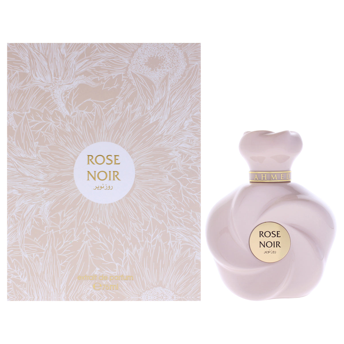 Ahmed Al Maghribi Rose Noir Women's Extrait De Parfum 2.53 FL OZ | 75 ML
