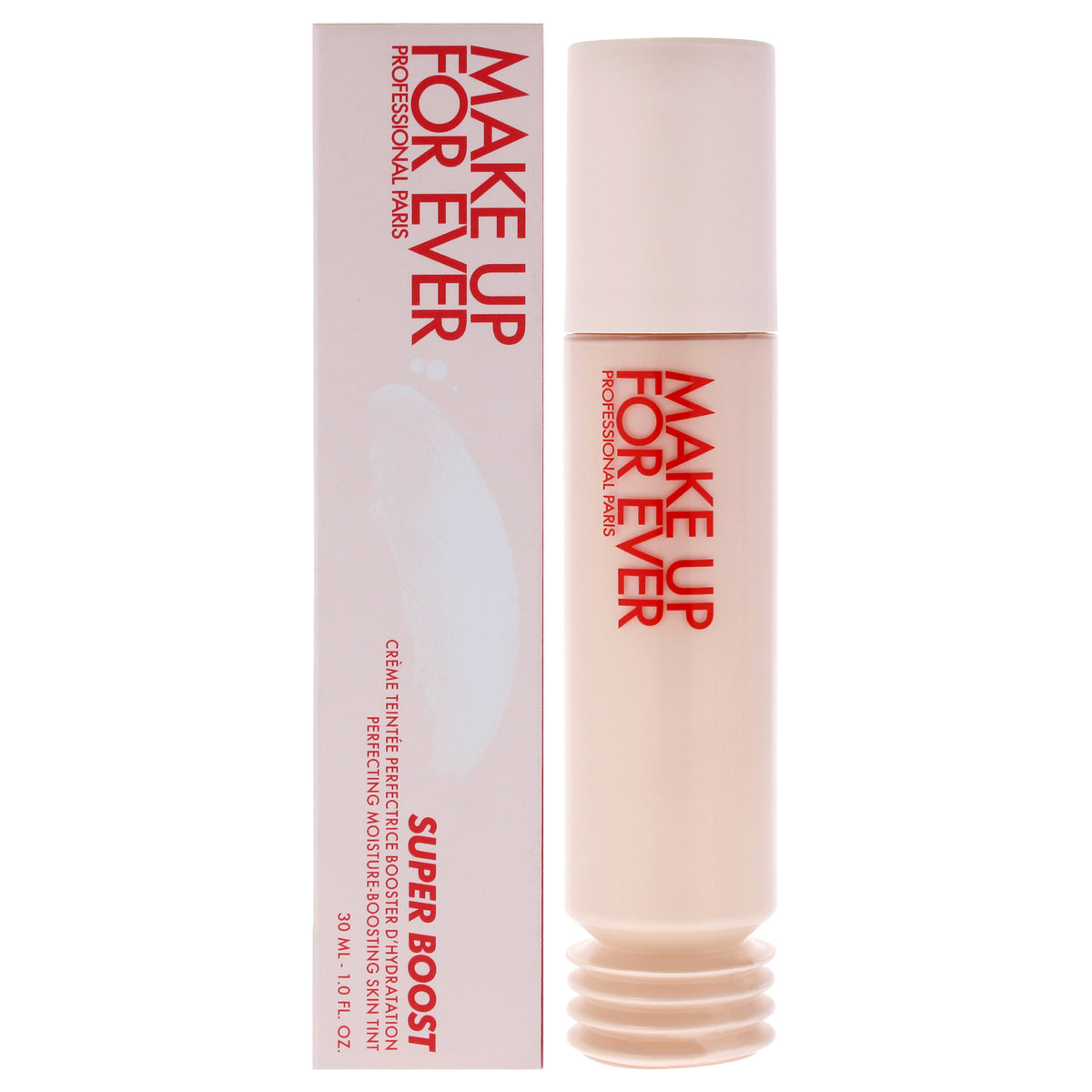 Make Up For Ever Super Boost Skin Tint 01 Very Fair To Light Skin With Neutral Undertones Women's Tinted Moisturizers 1 FL OZ | 30 ML