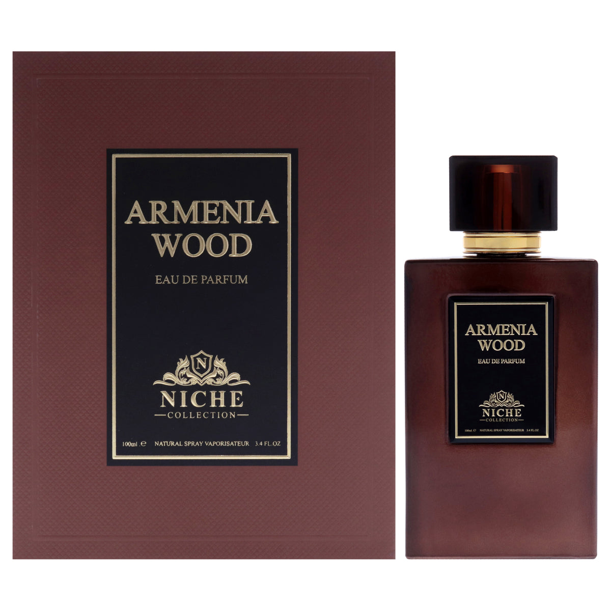 Khalis Niche Collection - Armenia Wood Men's Eau de Parfum 3.4 FL OZ | 100 ML