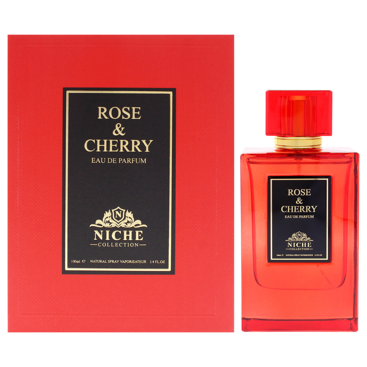 Khalis Niche Collection - Rose and Cherry Women's Eau de Parfum 3.4 FL OZ | 100 ML