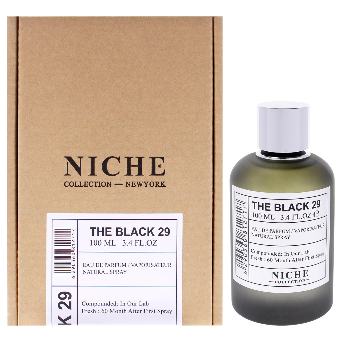 Khalis Niche Collection - The Black 29 Men's Eau de Parfum 3.4 FL OZ | 100 ML