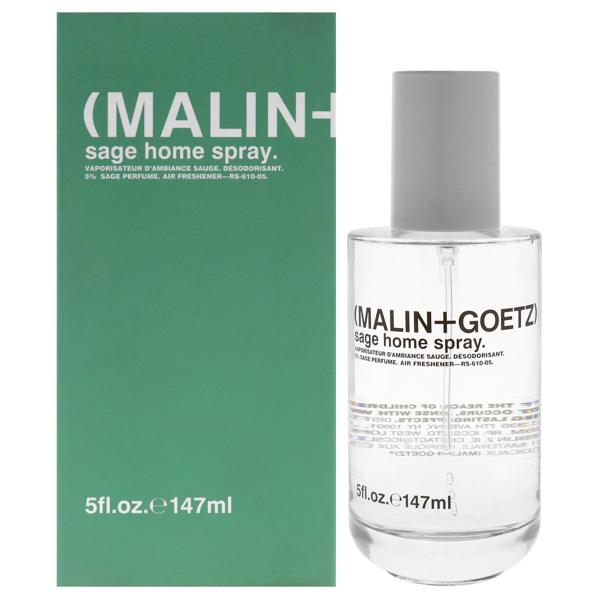 Malin + Goetz Home Spray - Sage Unisex Room Spray 5 FL OZ | 148 ML