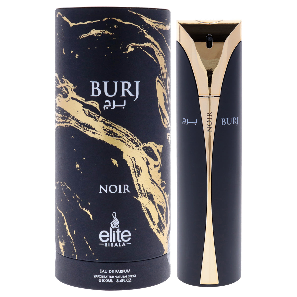 Risala Elite - Burj Noir Unisex Eau de Parfum 3.4 FL OZ | 100 ML