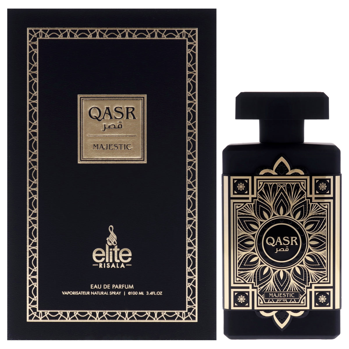 Risala Elite - Qasr Majestic Men's Eau De Parfum 3.4 FL OZ | 100 ML