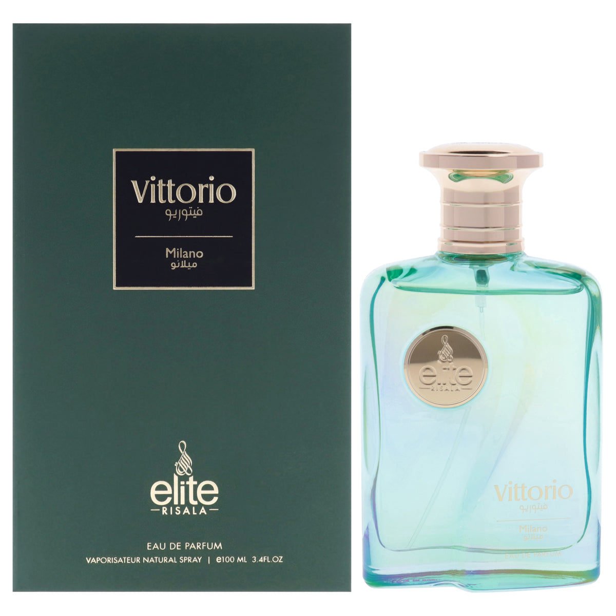 Risala Elite - Vittorio Milano Men's Eau de Parfum 3.4 FL OZ | 100 ML