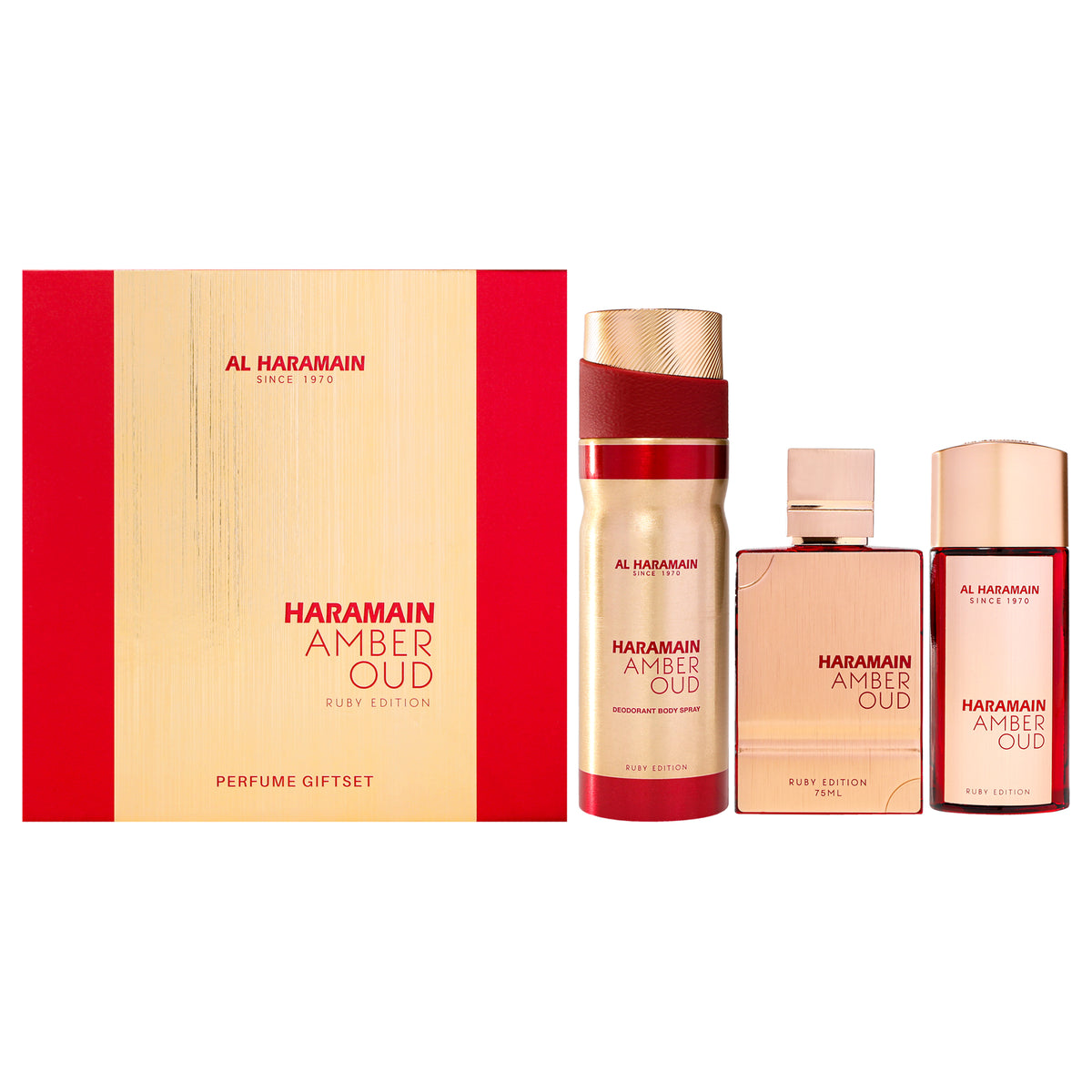 Al Haramain Amber Oud - Ruby Edition Unisex Personal Fragrance Sets 3.4 FL OZ | 100 ML