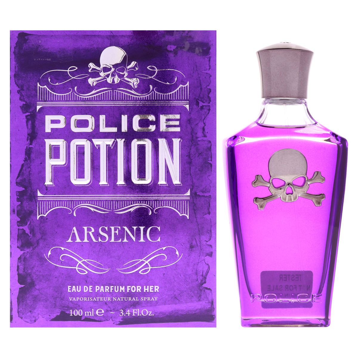 Police Potion Arsenic for Women's Fragrance Testers Tester 3.4 FL OZ | 100 ML
