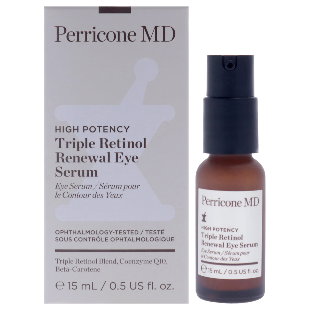 Perricone MD High Potency Triple Retinol Renewal Eye Serum Unisex Eye Serums 0.5 FL OZ | 15 ML