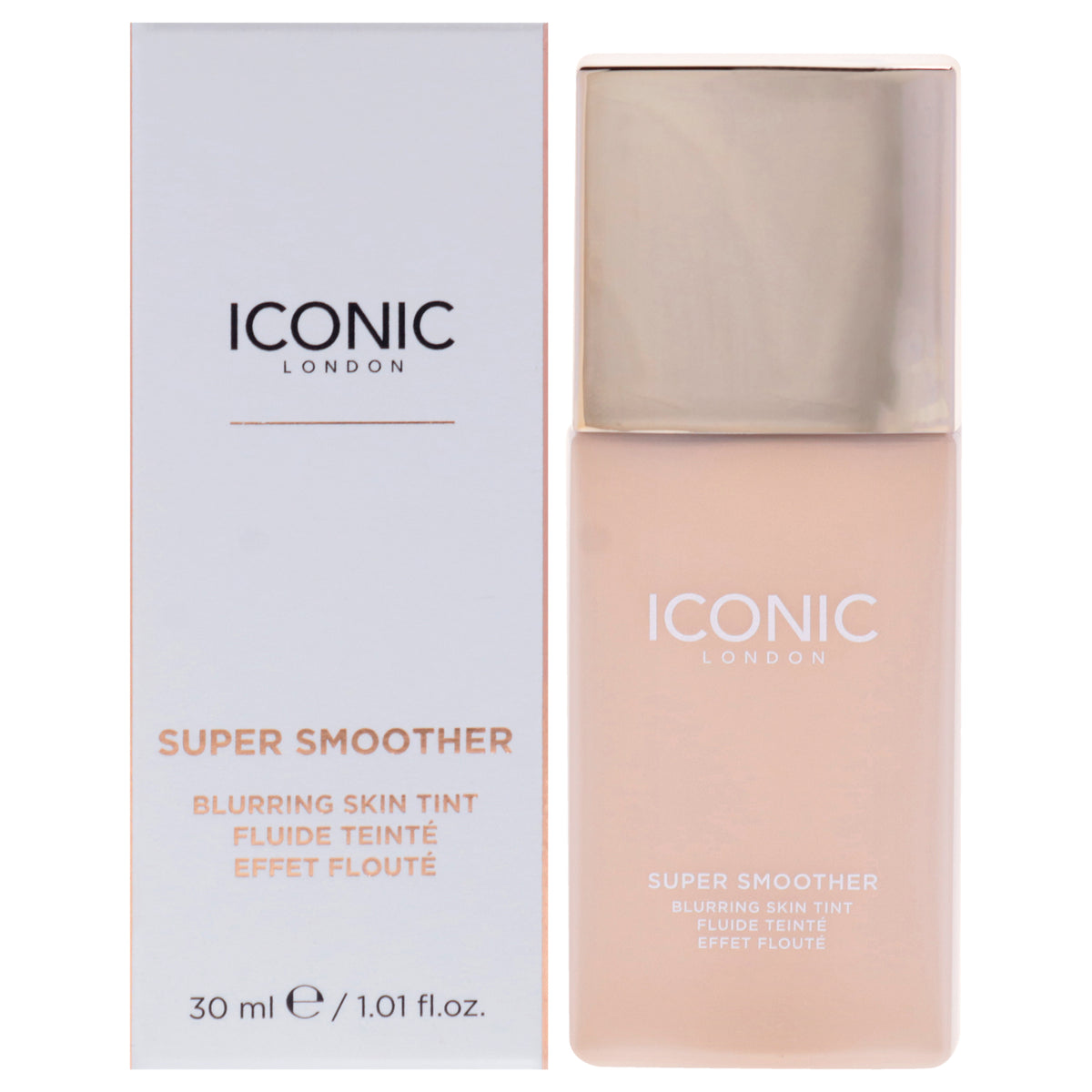 Iconic London Super Smoother Blurring Skin Tint Neutral Fair Women's Tinted Moisturizers 1.01 FL OZ | 30 ML
