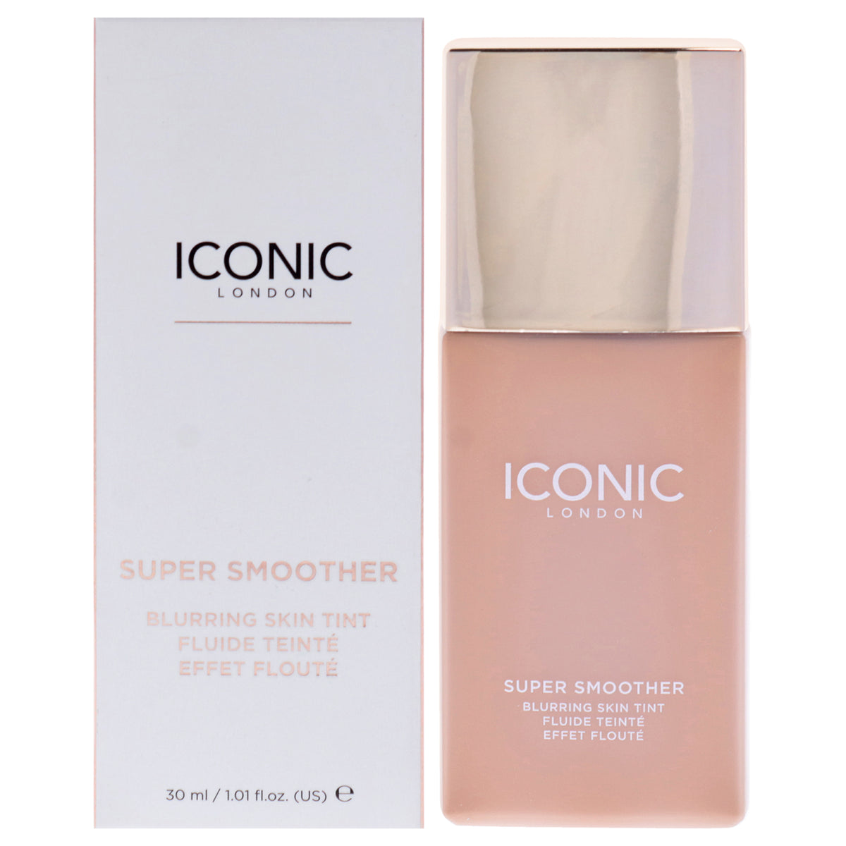Iconic London Super Smoother Blurring Skin Tint Neutral Medium Women's Tinted Moisturizers 1.01 OZ | 30 ML