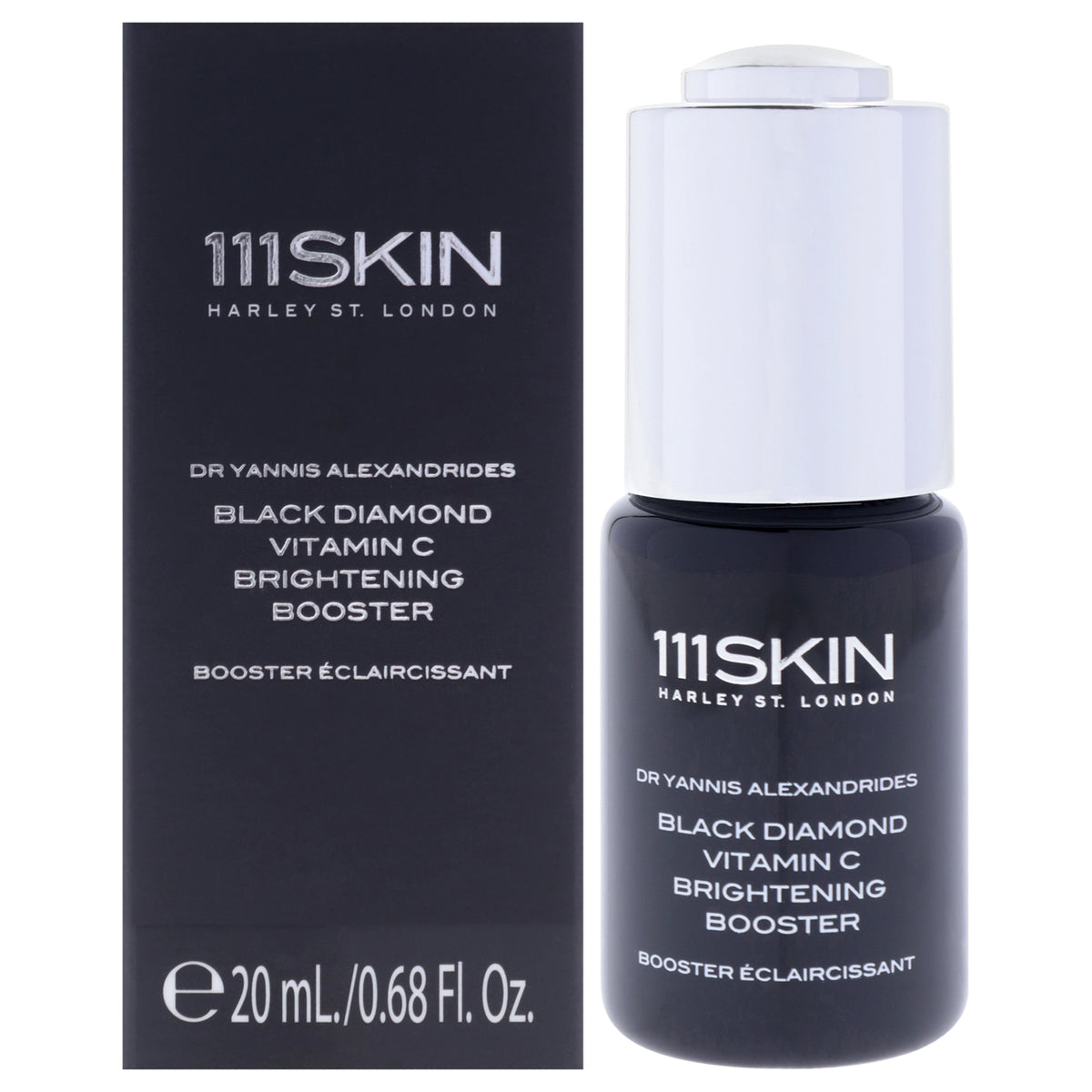 111Skin Black Diamond Vitamin C Brightening Booster Unisex Face Serums 0.67 FL OZ | 20 ML