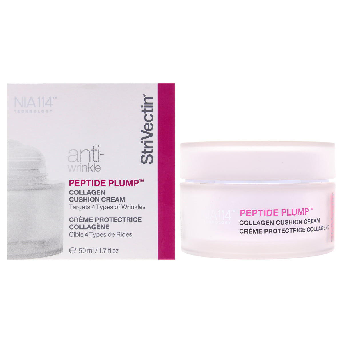 Strivectin Peptide Plump Collagen Cushion Cream Women's Wrinkle Care 1.7 OZ | 50 ML