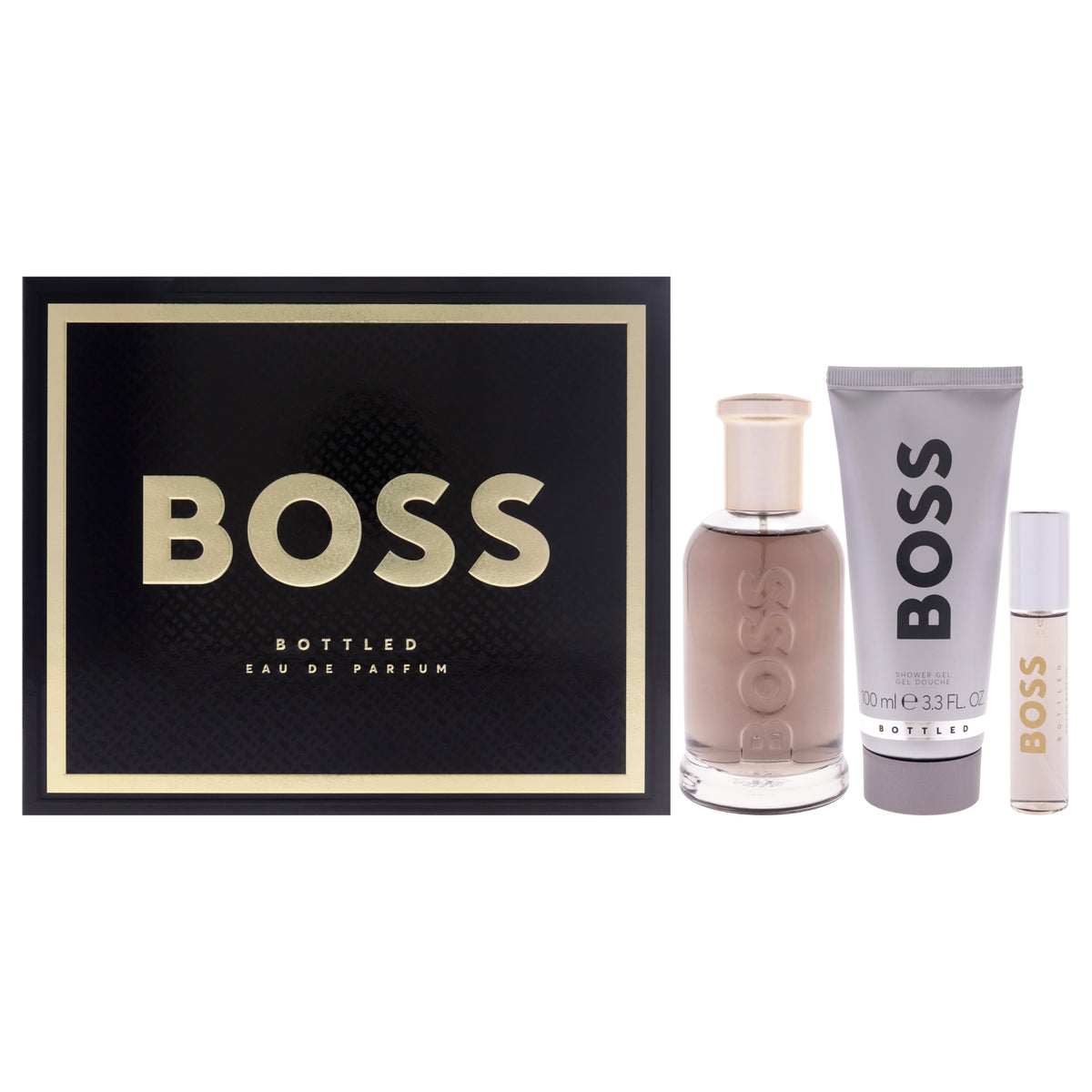 Hugo Boss Boss Bottled No. 6 Men's Eau De Parfum 3 Pc Gift Set Personal Fragrance Sets 3.3 FL OZ | 100 ML