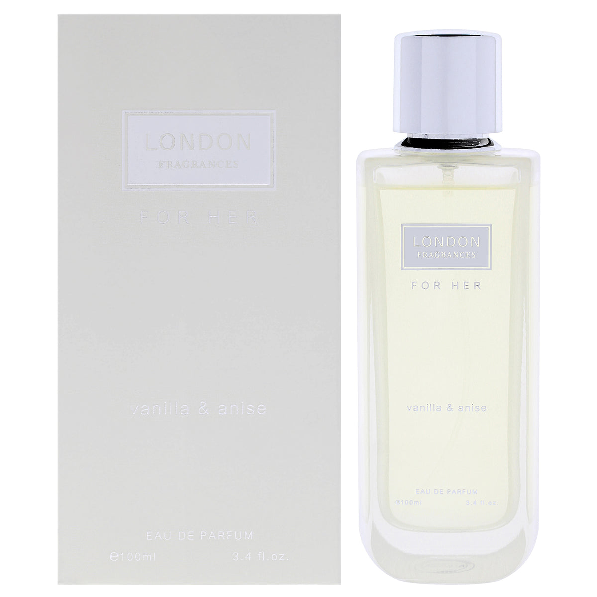 Fine Perfumery London Fragrances - Vanilla and Anise Women's Eau de Parfum 3.4 FL OZ | 100 ML