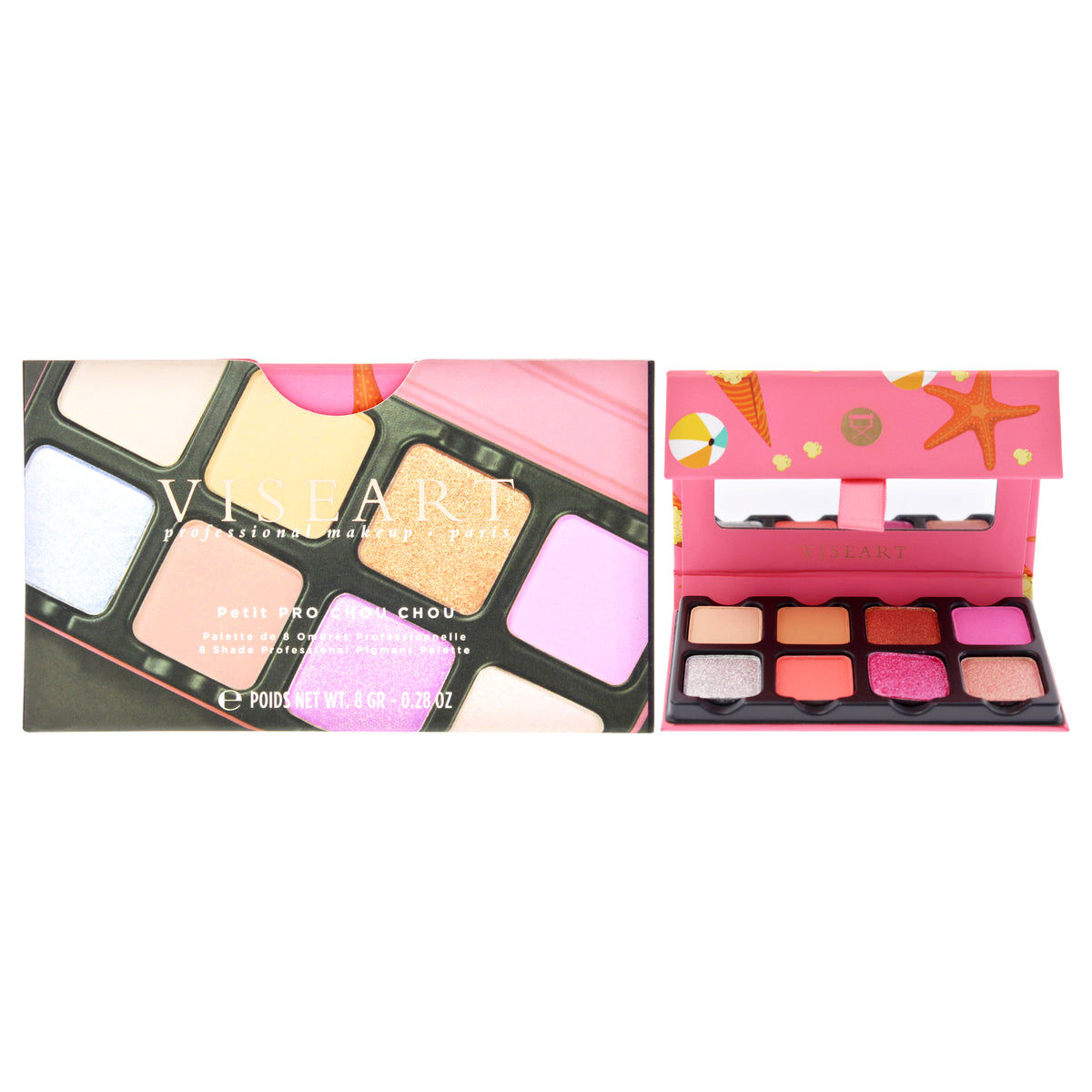 Viseart Paris Petit Pro Eyeshadow Palette - Chou Chou Women's Eye Shadow 0.28 OZ | 8 G